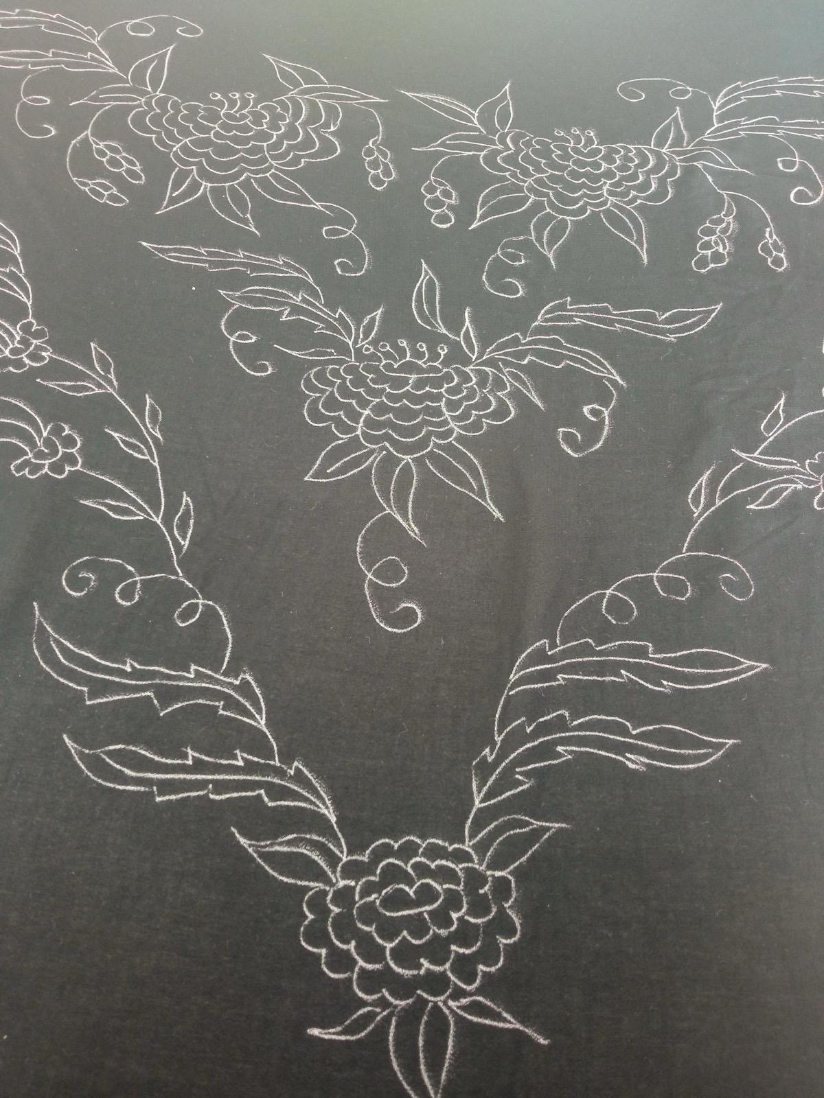 kit de tela de mantoncillo con dibujo