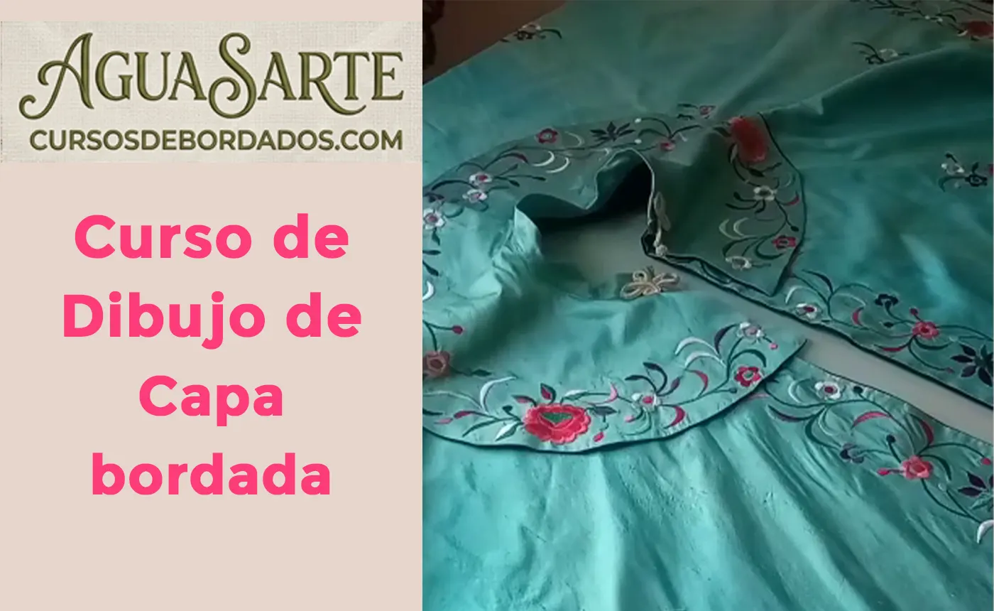 Curso de dibujo de capa bordada