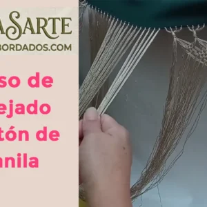 Curso de enrejado de mantón de Manila