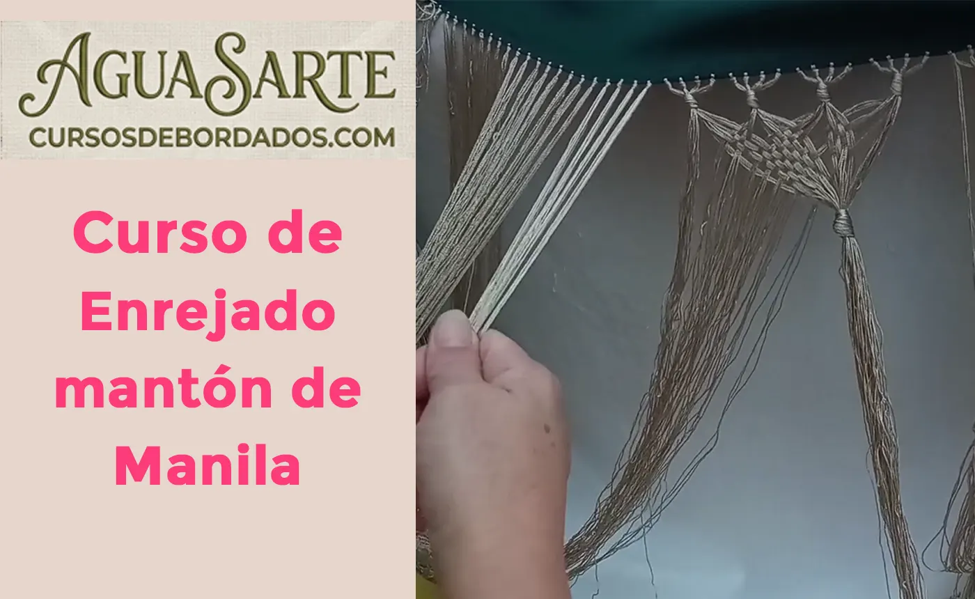 Curso de enrejado de mantón de Manila
